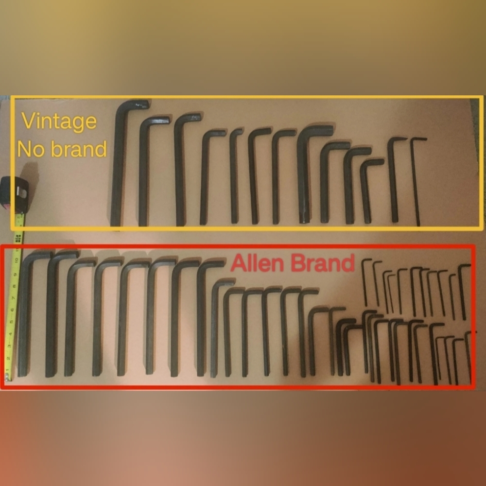 LARGE Vintage Allen Company Wrenches And Vintage no Brand Wrenches 21 Lbs Total